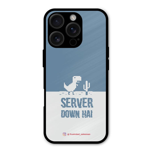 Server Down Hai SteelBlue Shockproof Hybrid Protection (Metal + TPU) Back Case Cover