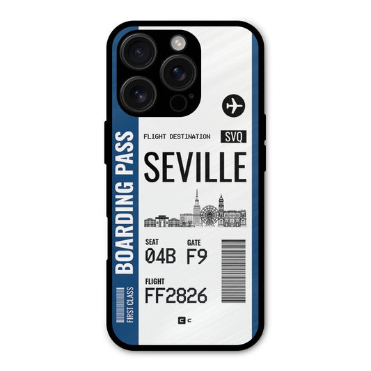 Seville Boarding Pass Shockproof Hybrid Protection (Metal + TPU) Back Case Cover