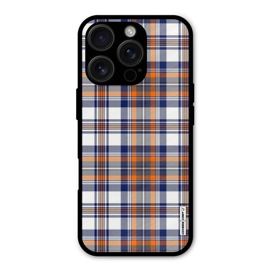 Shades Of Check Shockproof Hybrid Protection (Metal + TPU) Back Case Cover