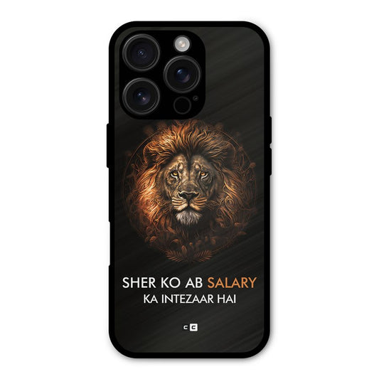 Sher On Salary Shockproof Hybrid Protection (Metal + TPU) Back Case Cover
