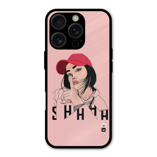Shhhh Girl Shockproof Hybrid Protection (Metal + TPU) Back Case Cover