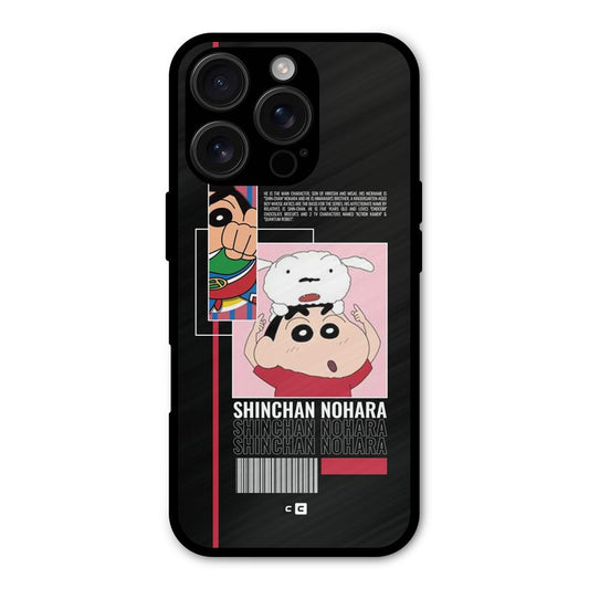 Shinchan Nohara Shockproof Hybrid Protection (Metal + TPU) Back Case Cover