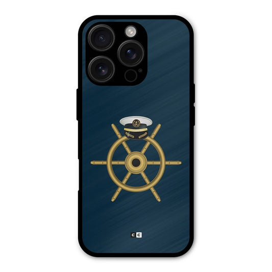 Ship Wheel And Cap Shockproof Hybrid Protection (Metal + TPU) Back Case Cover
