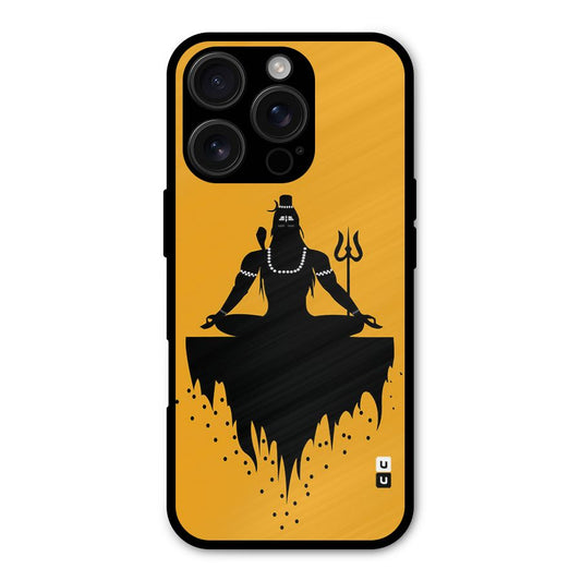 Shiva Meditation Shockproof Hybrid Protection (Metal + TPU) Back Case Cover