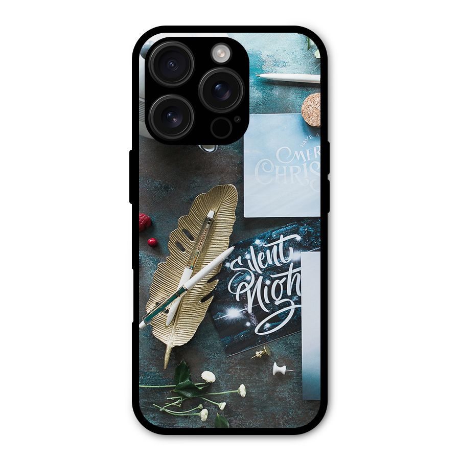 Silent Night Celebrations Shockproof Hybrid Protection (Metal + TPU) Back Case Cover