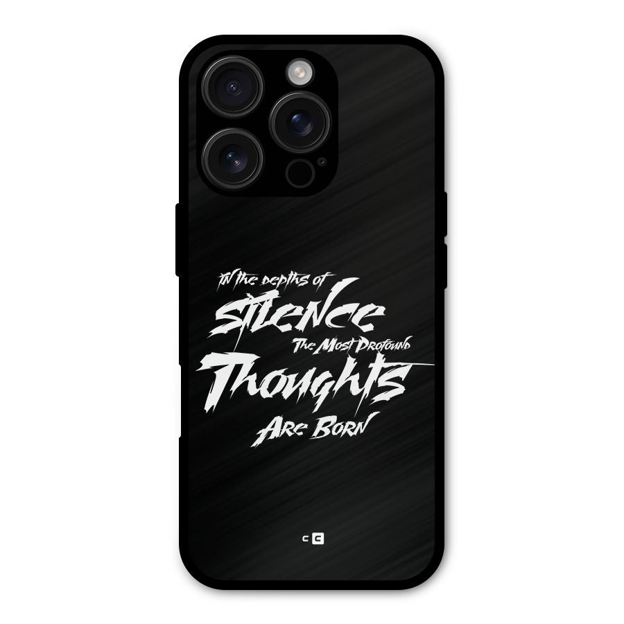 Silent Thoughts Shockproof Hybrid Protection (Metal + TPU) Back Case Cover