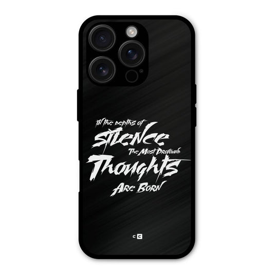 Silent Thoughts Shockproof Hybrid Protection (Metal + TPU) Back Case Cover