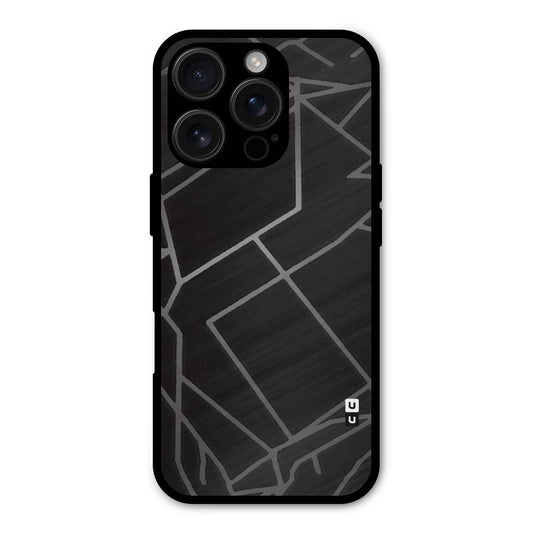 Silver Angle Design Shockproof Hybrid Protection (Metal + TPU) Back Case Cover