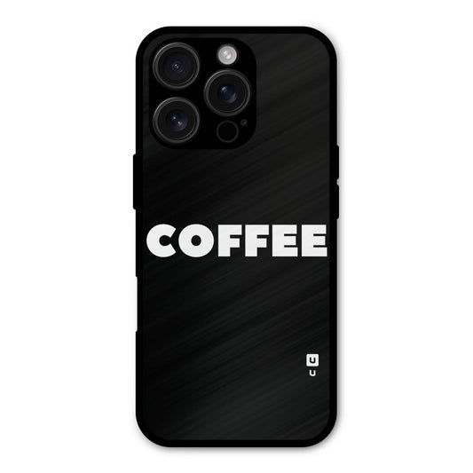 Simple Coffee Shockproof Hybrid Protection (Metal + TPU) Back Case Cover