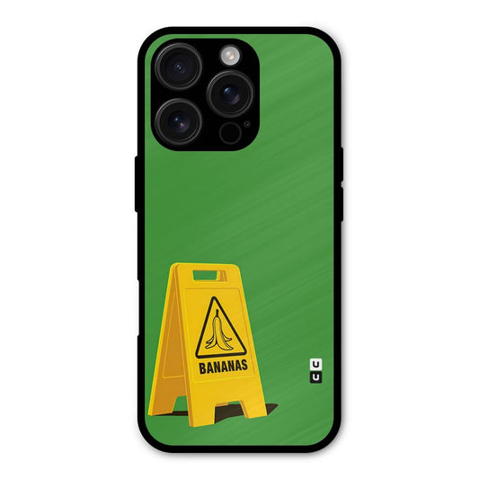Simple Minimalist Bananas Shockproof Hybrid Protection (Metal + TPU) Back Case Cover
