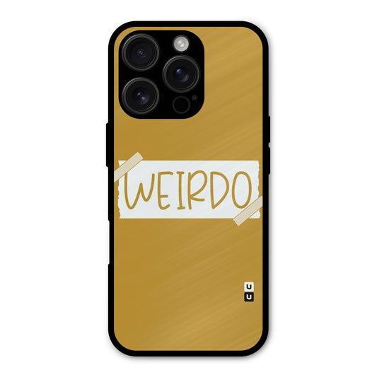 Simple Weirdo Shockproof Hybrid Protection (Metal + TPU) Back Case Cover