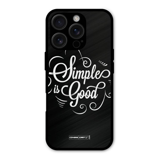Simple is Good Shockproof Hybrid Protection (Metal + TPU) Back Case Cover