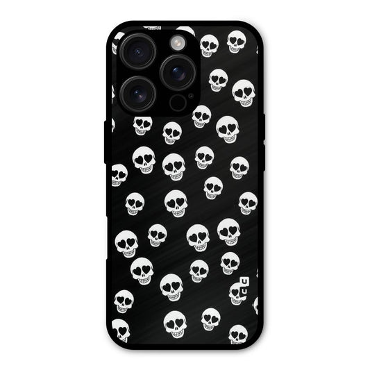 Skull Heart Shockproof Hybrid Protection (Metal + TPU) Back Case Cover