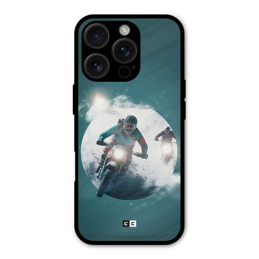 Sky Biker Shockproof Hybrid Protection (Metal + TPU) Back Case Cover