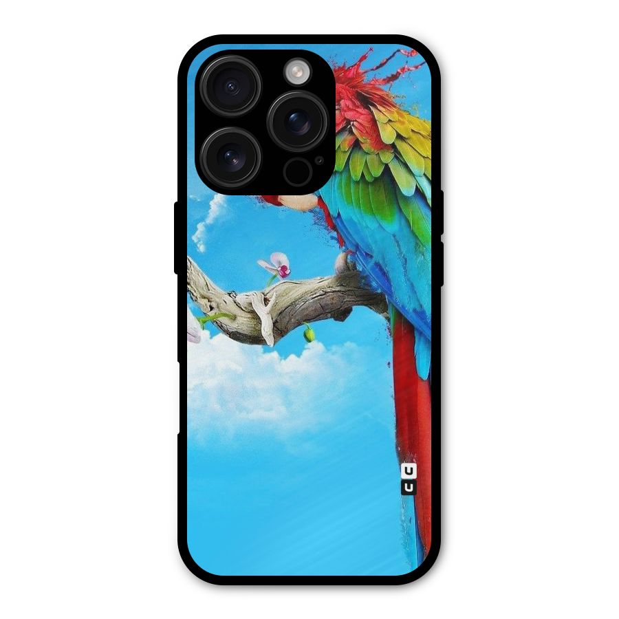 Sky Parrot Shockproof Hybrid Protection (Metal + TPU) Back Case Cover