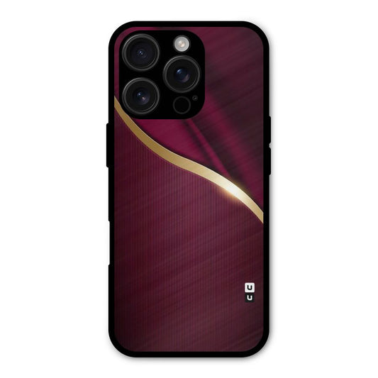 Smooth Maroon Shockproof Hybrid Protection (Metal + TPU) Back Case Cover