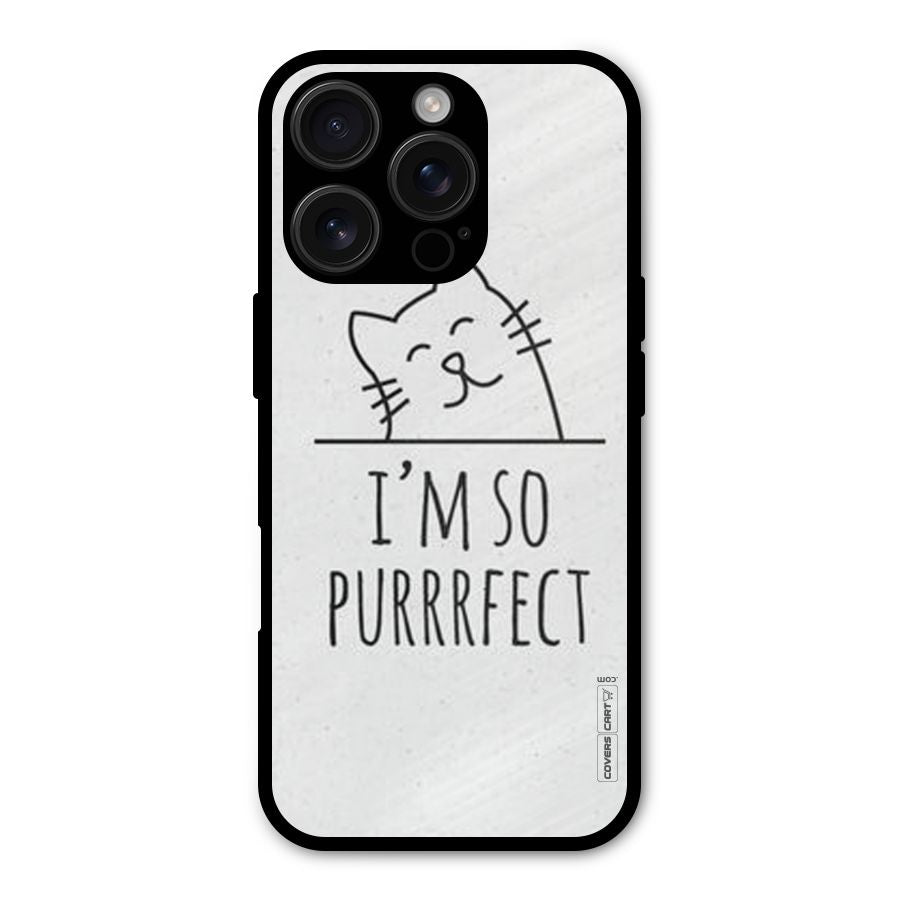 So Purrfect Shockproof Hybrid Protection (Metal + TPU) Back Case Cover