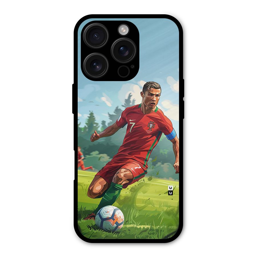 Soccer Star Playing Shockproof Hybrid Protection (Metal + TPU) Back Case Cover