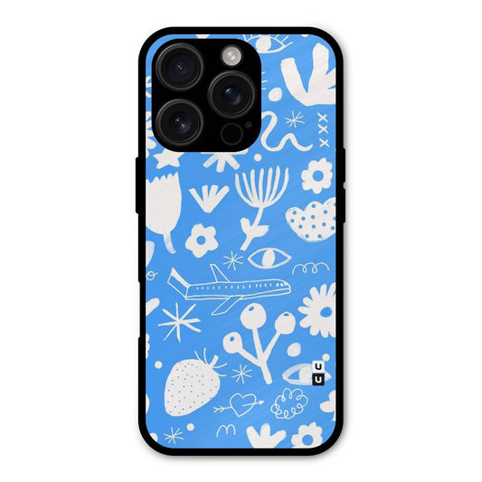 Space Blue Pattern Shockproof Hybrid Protection (Metal + TPU) Back Case Cover