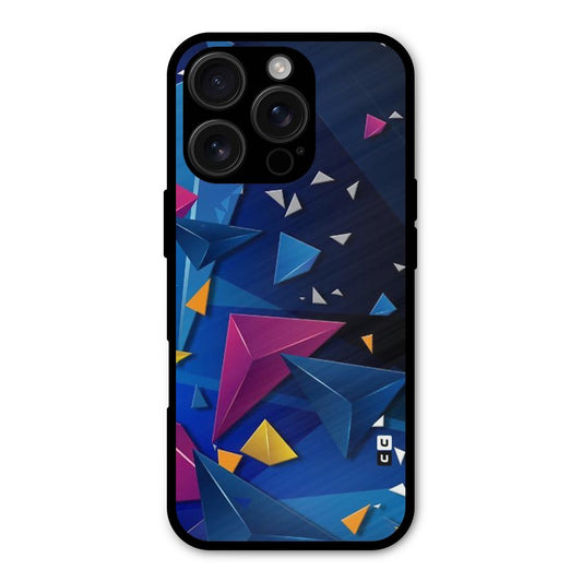 Space Colored Triangles Shockproof Hybrid Protection (Metal + TPU) Back Case Cover