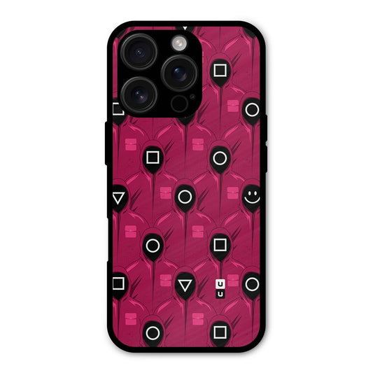 Squid Gamers Pattern Shockproof Hybrid Protection (Metal + TPU) Back Case Cover