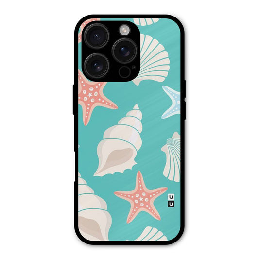 Starfish Sea Shell Shockproof Hybrid Protection (Metal + TPU) Back Case Cover