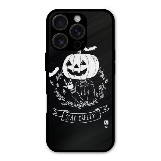 Stay Creepy Shockproof Hybrid Protection (Metal + TPU) Back Case Cover