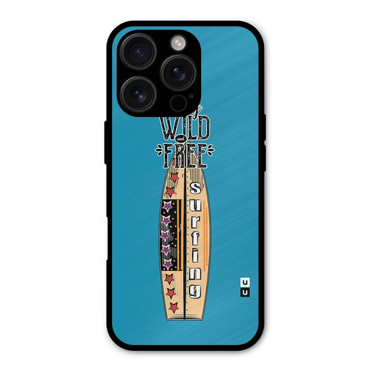 Stay Wild and Free Shockproof Hybrid Protection (Metal + TPU) Back Case Cover