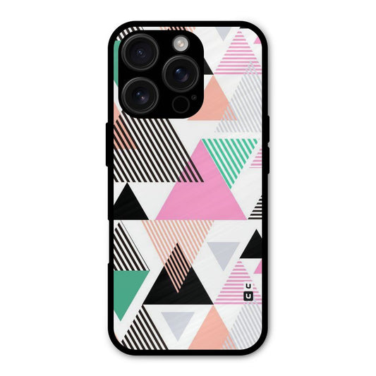 Stripes Abstract Colors Shockproof Hybrid Protection (Metal + TPU) Back Case Cover