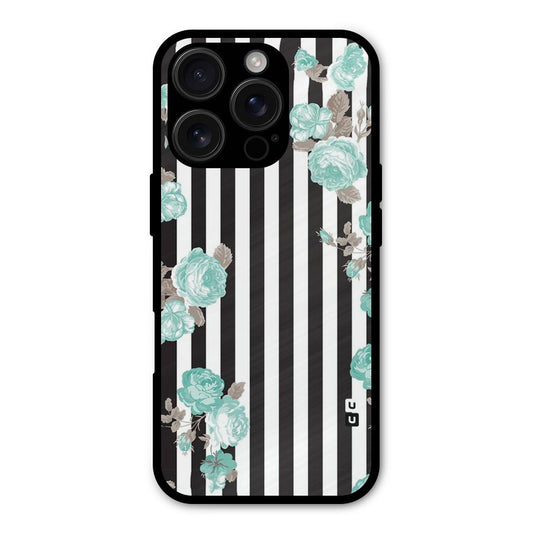 Stripes Bloom Shockproof Hybrid Protection (Metal + TPU) Back Case Cover