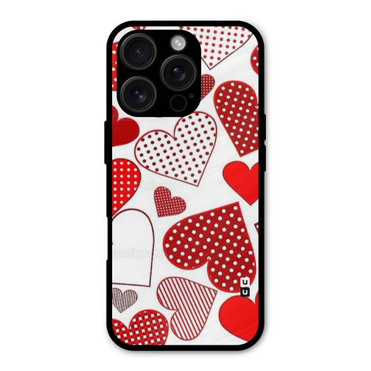 Style Hearts Shockproof Hybrid Protection (Metal + TPU) Back Case Cover