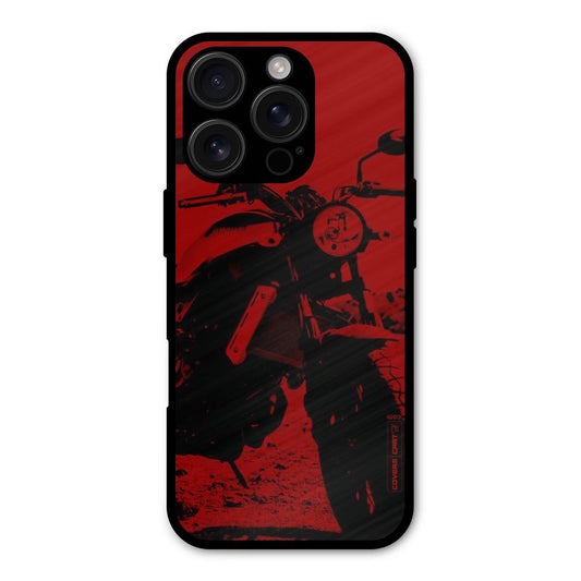 Stylish Ride Red Shockproof Hybrid Protection (Metal + TPU) Back Case Cover