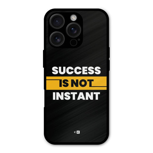 Success Not Instant Shockproof Hybrid Protection (Metal + TPU) Back Case Cover