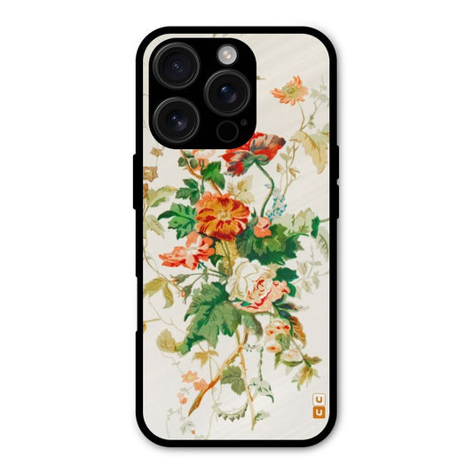 Summer Floral Shockproof Hybrid Protection (Metal + TPU) Back Case Cover