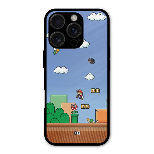 Super Plumber Shockproof Hybrid Protection (Metal + TPU) Back Case Cover