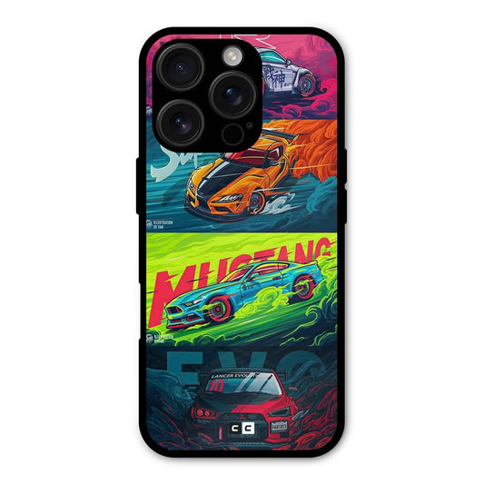Super Racing Car Shockproof Hybrid Protection (Metal + TPU) Back Case Cover