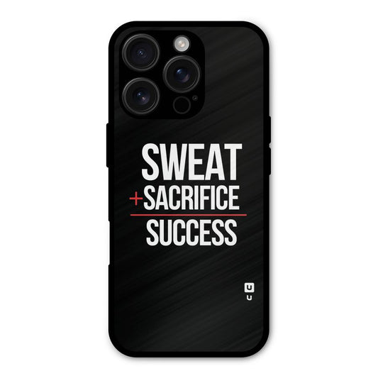 Sweat Sacrifice Success Shockproof Hybrid Protection (Metal + TPU) Back Case Cover