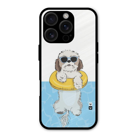 Swimming Doggo Shockproof Hybrid Protection (Metal + TPU) Back Case Cover
