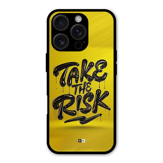 Take The Risk Shockproof Hybrid Protection (Metal + TPU) Back Case Cover