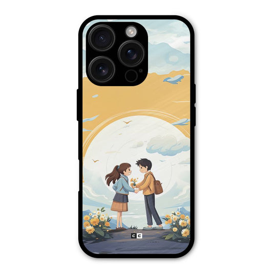 Teenage Anime Couple Shockproof Hybrid Protection (Metal + TPU) Back Case Cover