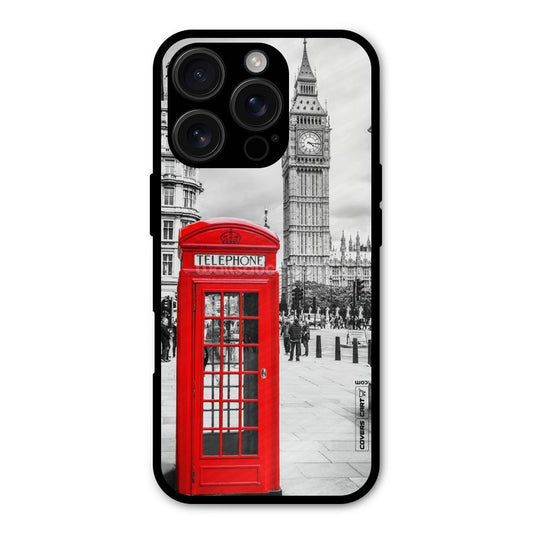 Telephone Booth Shockproof Hybrid Protection (Metal + TPU) Back Case Cover