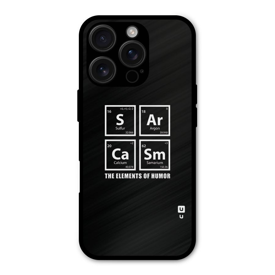 The Elements of Humor Shockproof Hybrid Protection (Metal + TPU) Back Case Cover