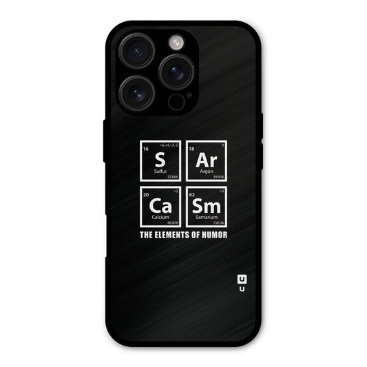 The Elements of Humor Shockproof Hybrid Protection (Metal + TPU) Back Case Cover