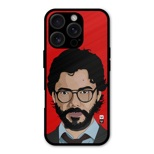 The Professor Illustration Art Shockproof Hybrid Protection (Metal + TPU) Back Case Cover