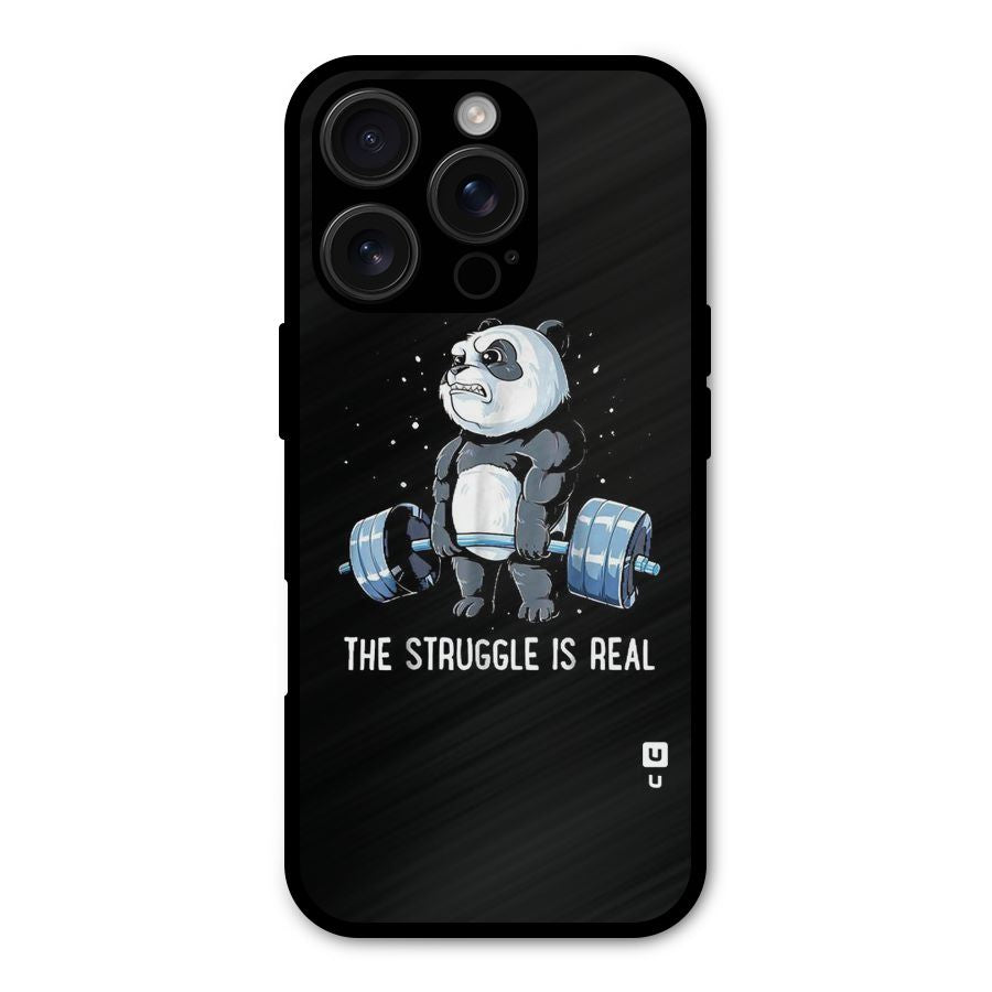 The Struggle is Real Shockproof Hybrid Protection (Metal + TPU) Back Case Cover