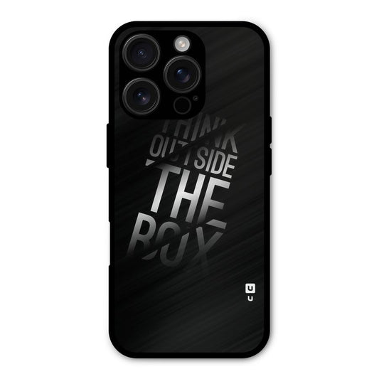Think Outside The Box Shockproof Hybrid Protection (Metal + TPU) Back Case Cover