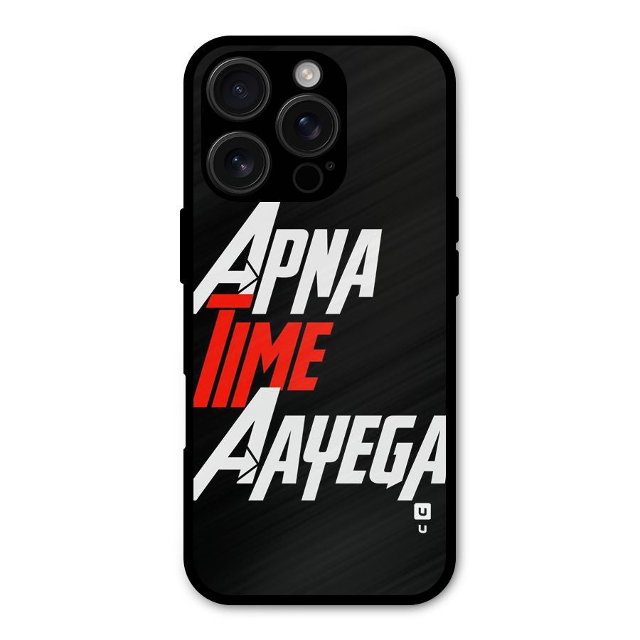 Time Aayega Shockproof Hybrid Protection (Metal + TPU) Back Case Cover