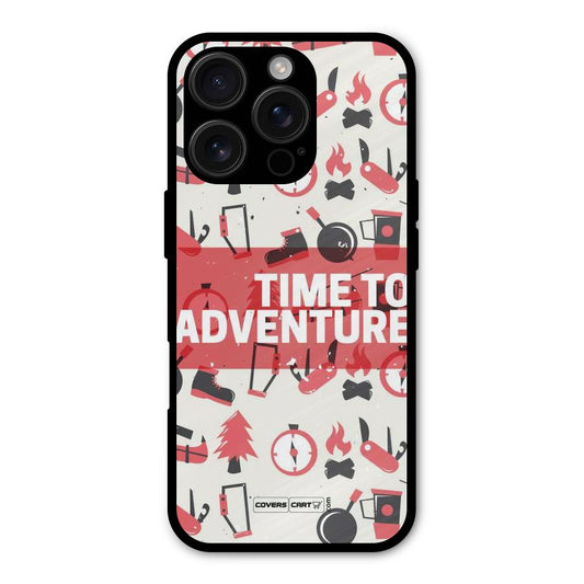 Time To Adventure Radiant Red Shockproof Hybrid Protection (Metal + TPU) Back Case Cover