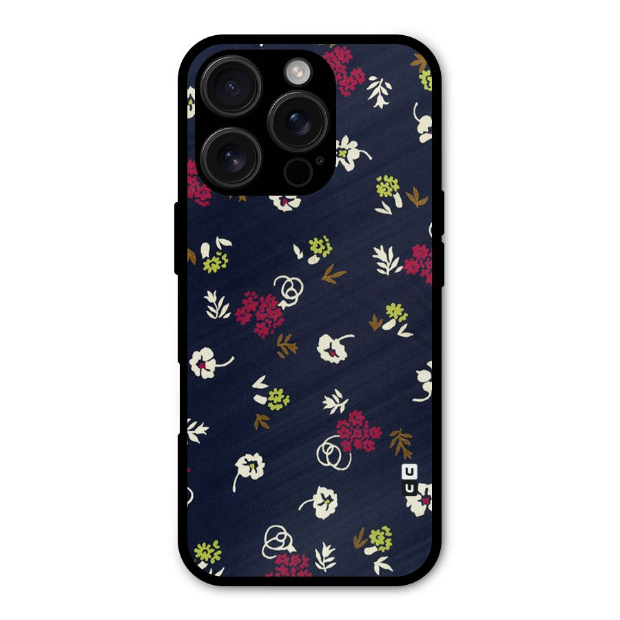 Tiny Flowers Shockproof Hybrid Protection (Metal + TPU) Back Case Cover