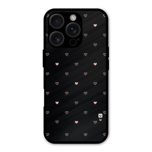 Tiny Little Pink Pattern Shockproof Hybrid Protection (Metal + TPU) Back Case Cover